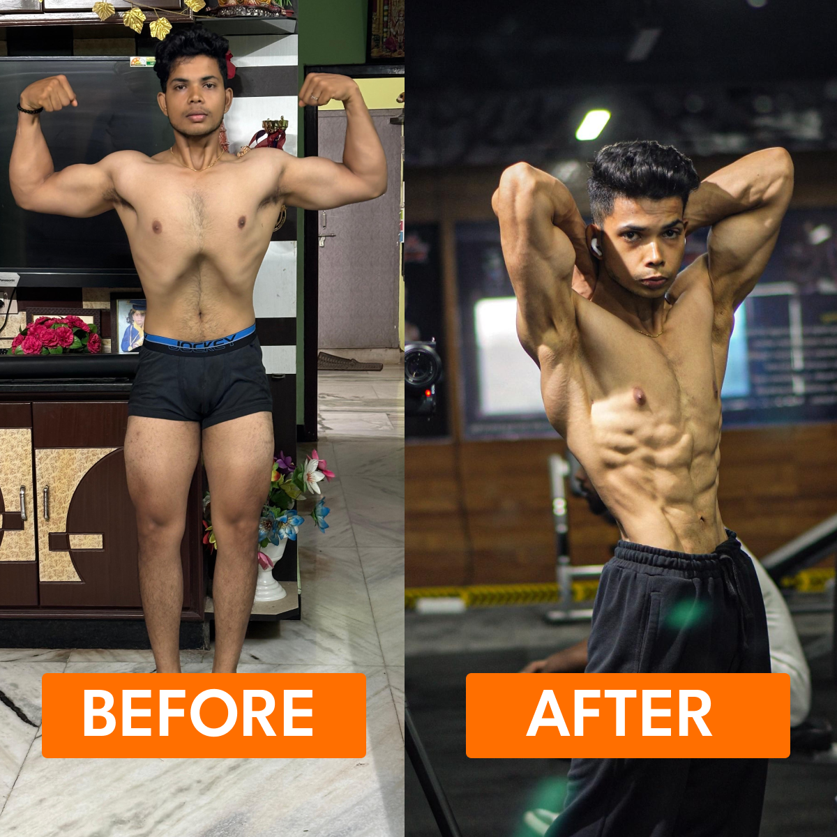 Dinesh's Progress - Transformation